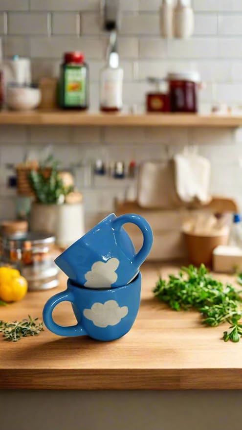 Cloud Cup without saucer, Set of 2