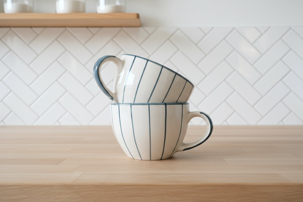 Artisan Striped Mug
