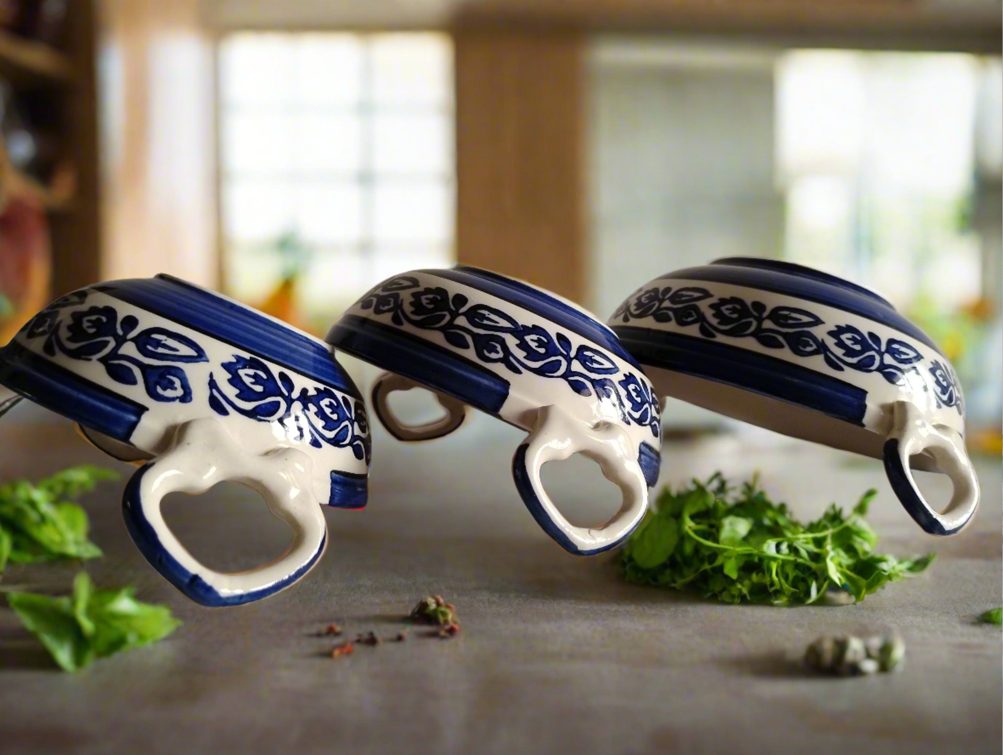 Royal Motif Serveware Kadhai Set of 3