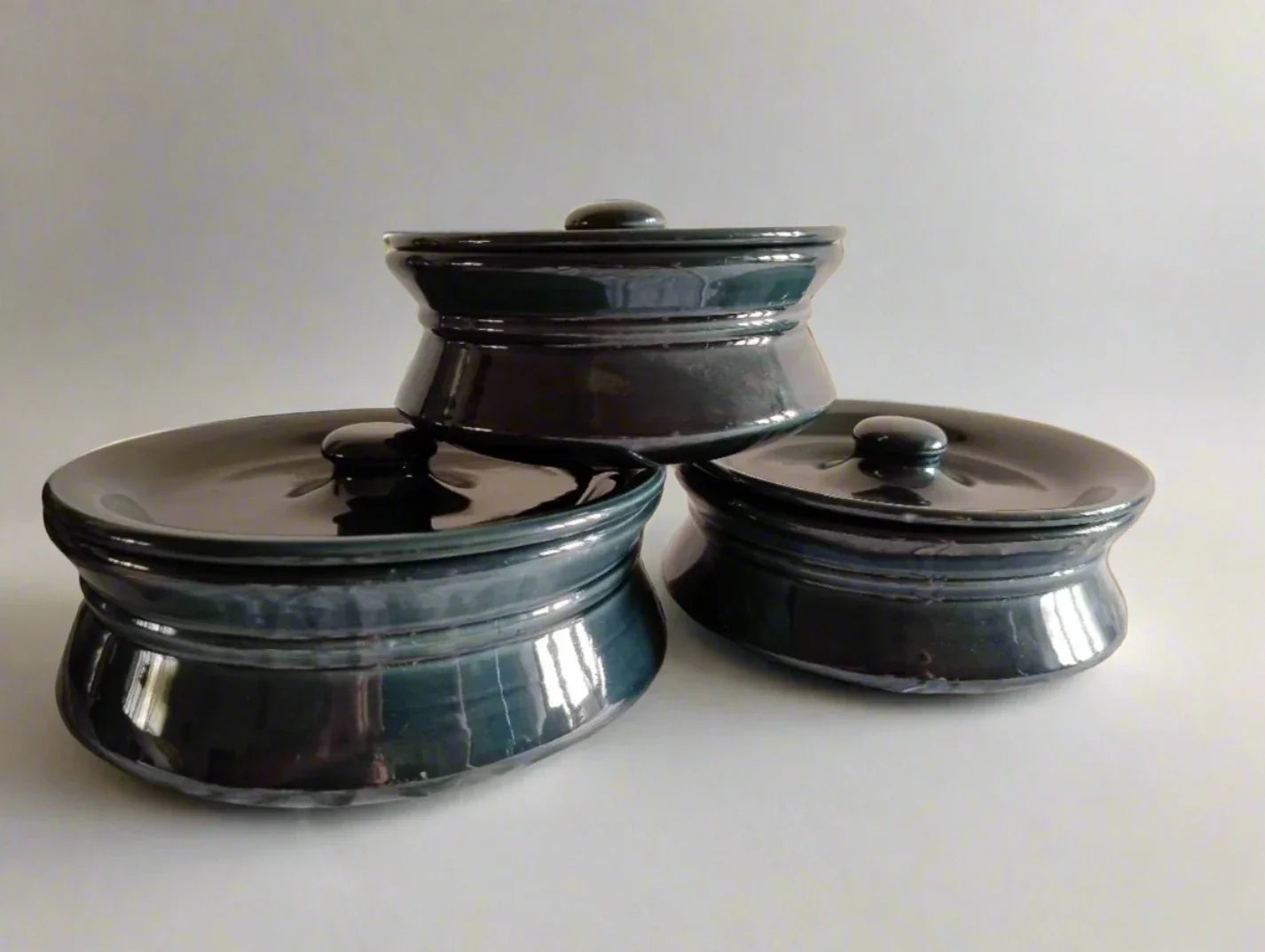 Pantone Green Casserole (Set of 3)