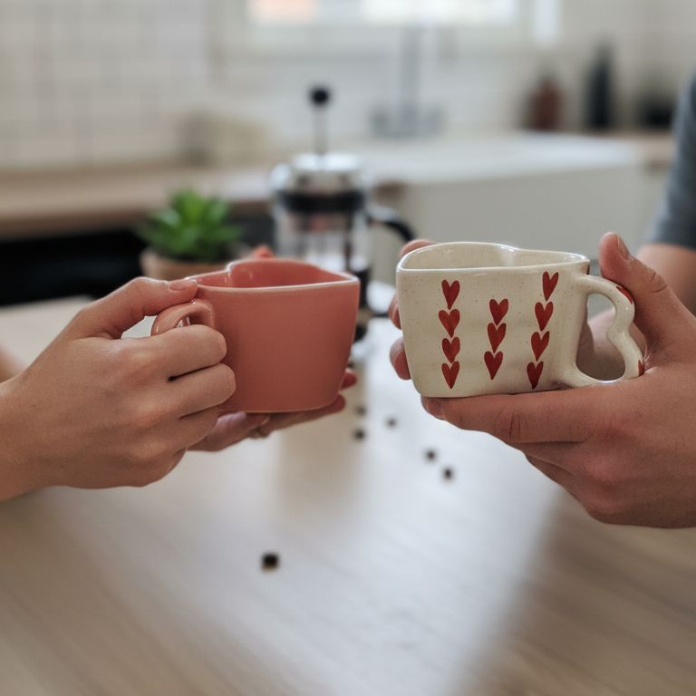 Lovebird Mug Set